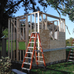 12x12 Gable 12' sidewalls Wind Lake #3